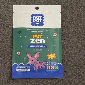 NatPat Pet Zen Vapor Stickers and Locket